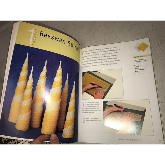 Step by Step Crafts Candle Making by Cheryl Owen Book - Picture 11 of 16